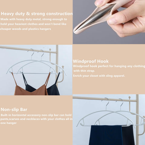 Cocomaya sweater-hanger in use demonstrates secure hold for knitwear.