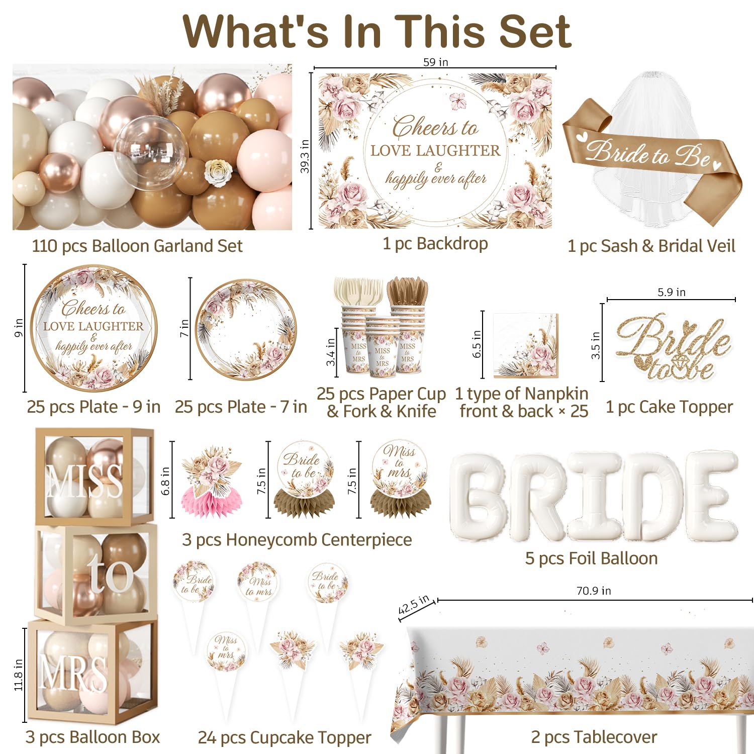 Cocomigo boho cake topper creates a charming focal point for cake moments.