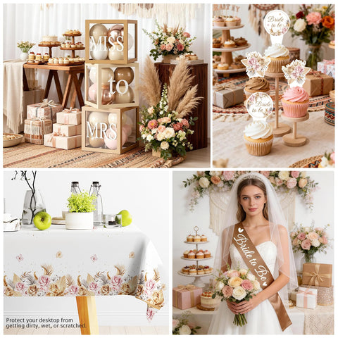 Cocomigo BRIDE foil balloon makes a bold photo backdrop accent.