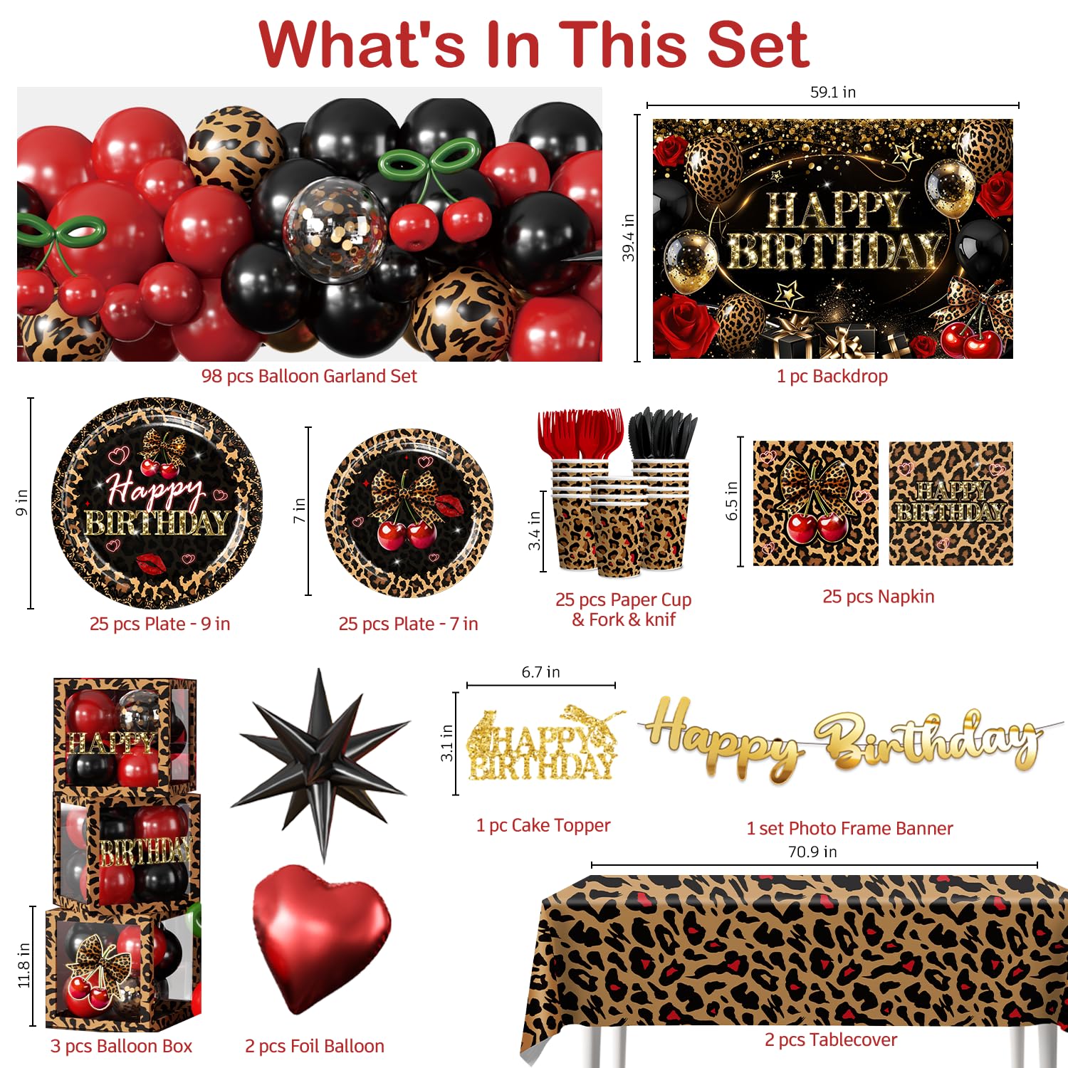 Cocomigo cheetah balloon boxes add festive flair