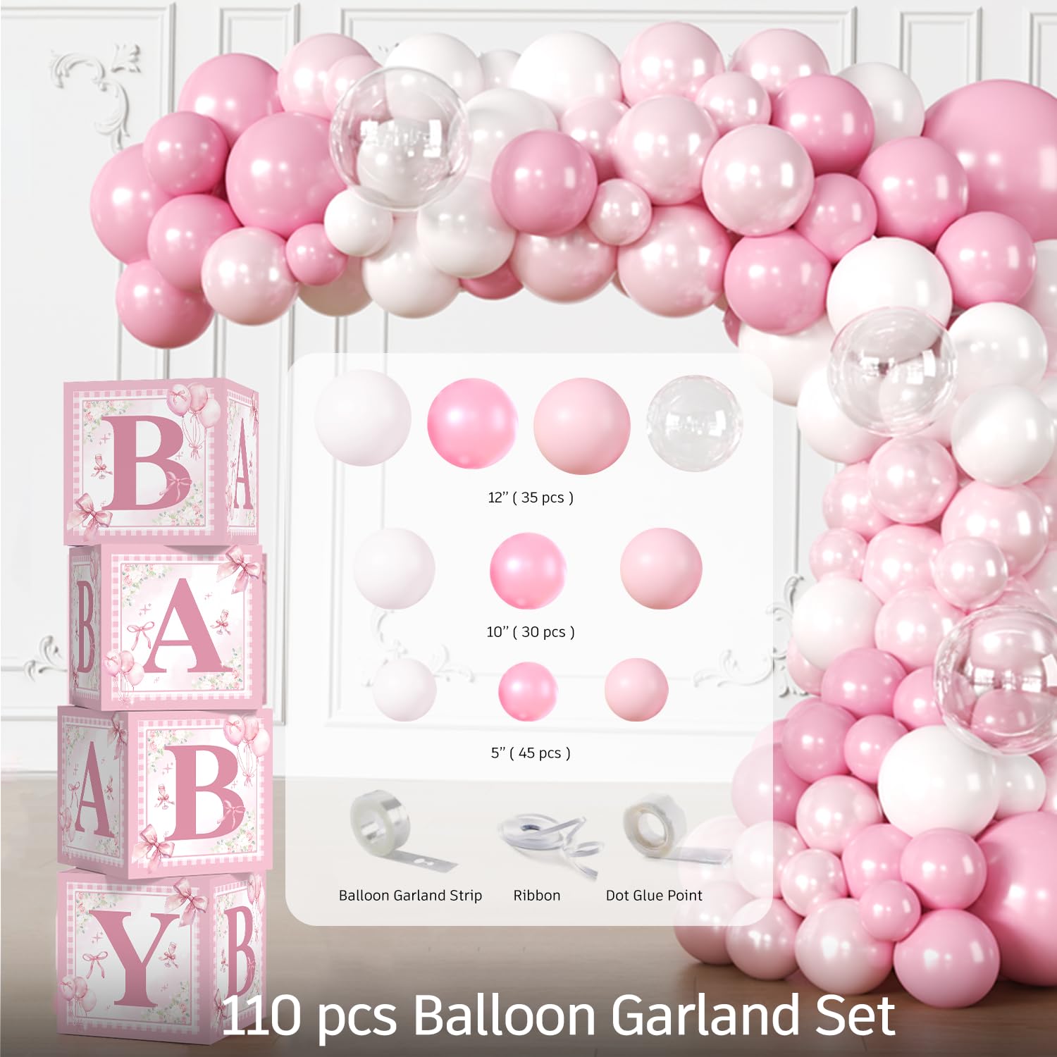 Cocomigo dad to be pin complements the bow themed setup