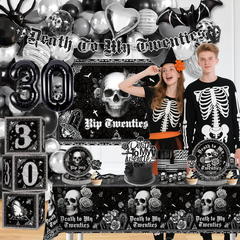 Cocomigo Death to My Twenties balloon boxes create playful focal points