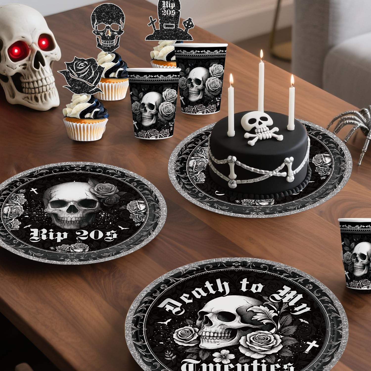 Cocomigo Death to My Twenties sash for bold party branding