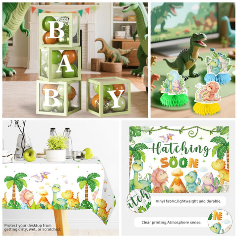 cocomigo dinosaur balloon kit latex arch for playful centerpiece