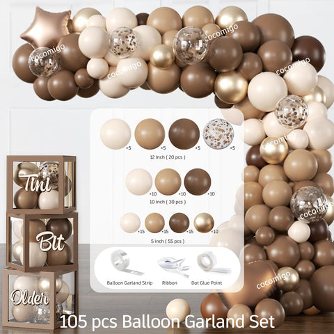 Cocomigo heart and star foil balloons brighten the centerpiece and moments.