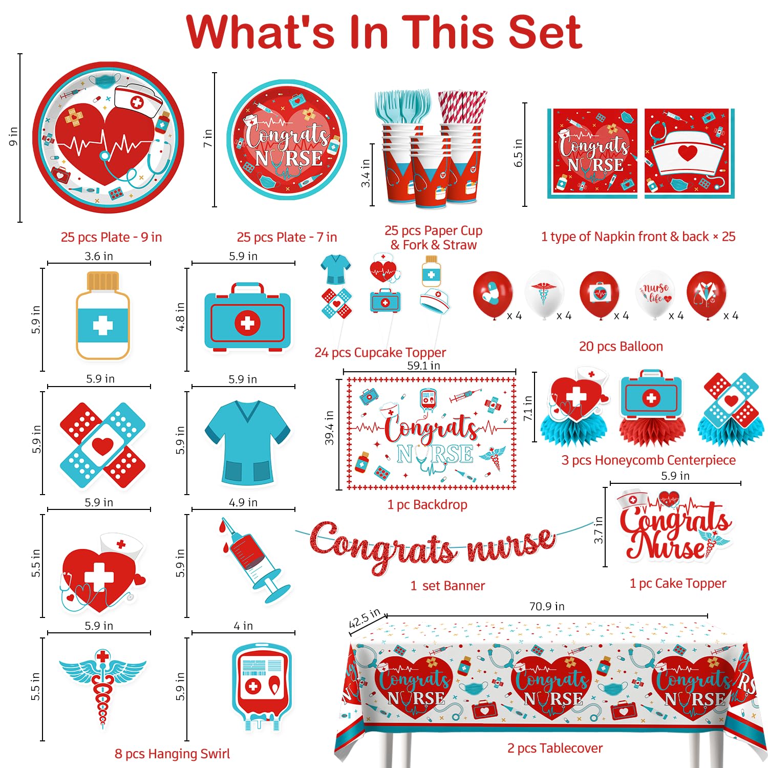 Cocomigo nurse graduation backdrop creates a festive stage