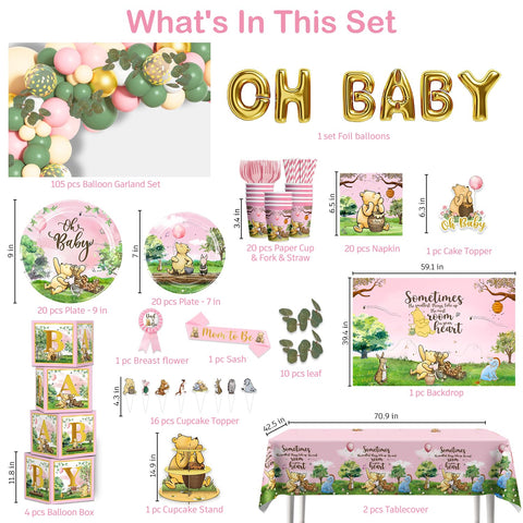 Cocomigo oh baby foil balloon highlights the announcement with festive shimmer