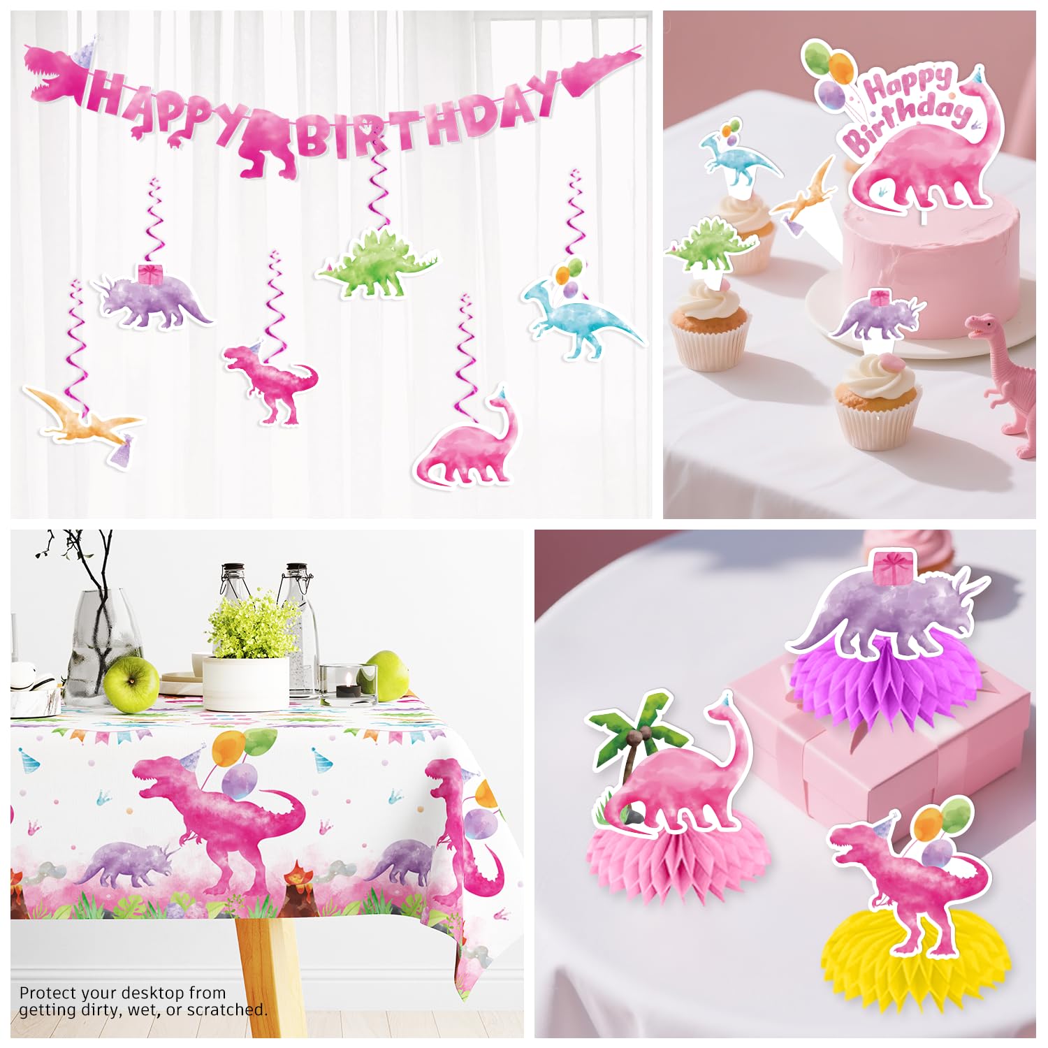 Cocomigo dinosaur cups, straws and forks simplify party drinks