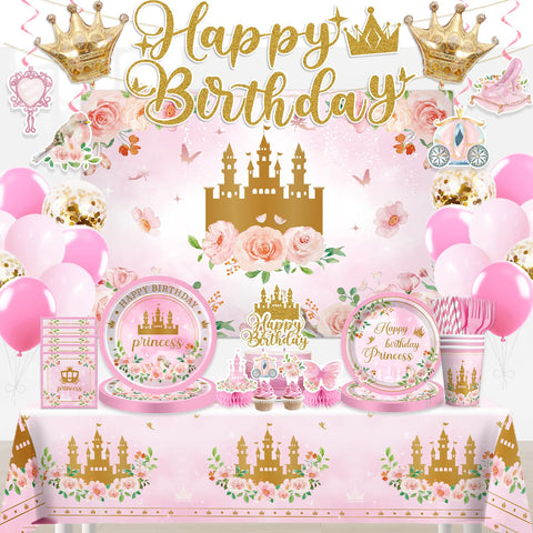 Cocomigo princess birthday backdrop for a magical photo moment
