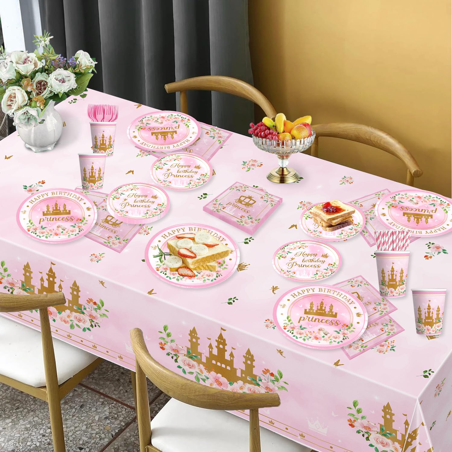 Cocomigo princess honeycomb centerpieces add table dimension