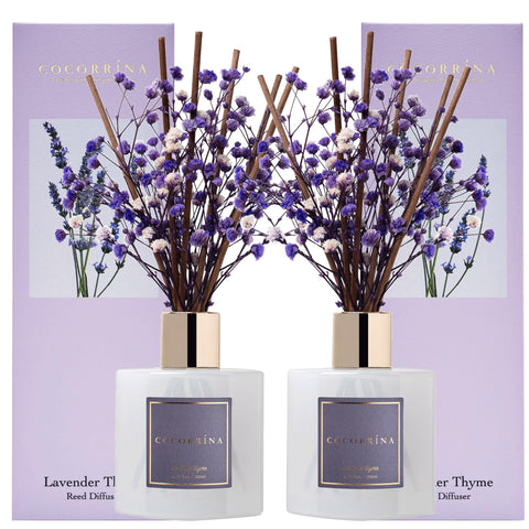 COCORRÍNA babies-breath diffuser with lavender thyme for calming home fragrance