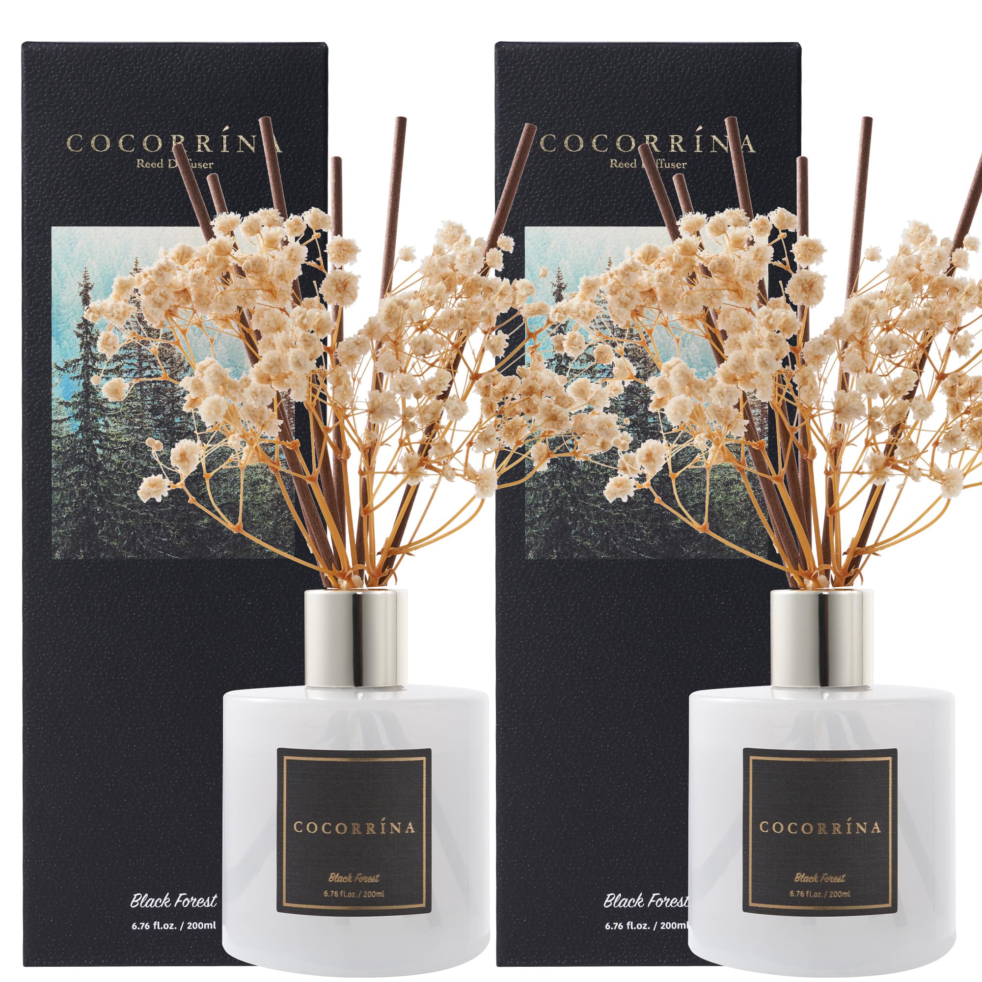 Cocorrína cotton sticks diffuser setup showcases versatile room aroma.
