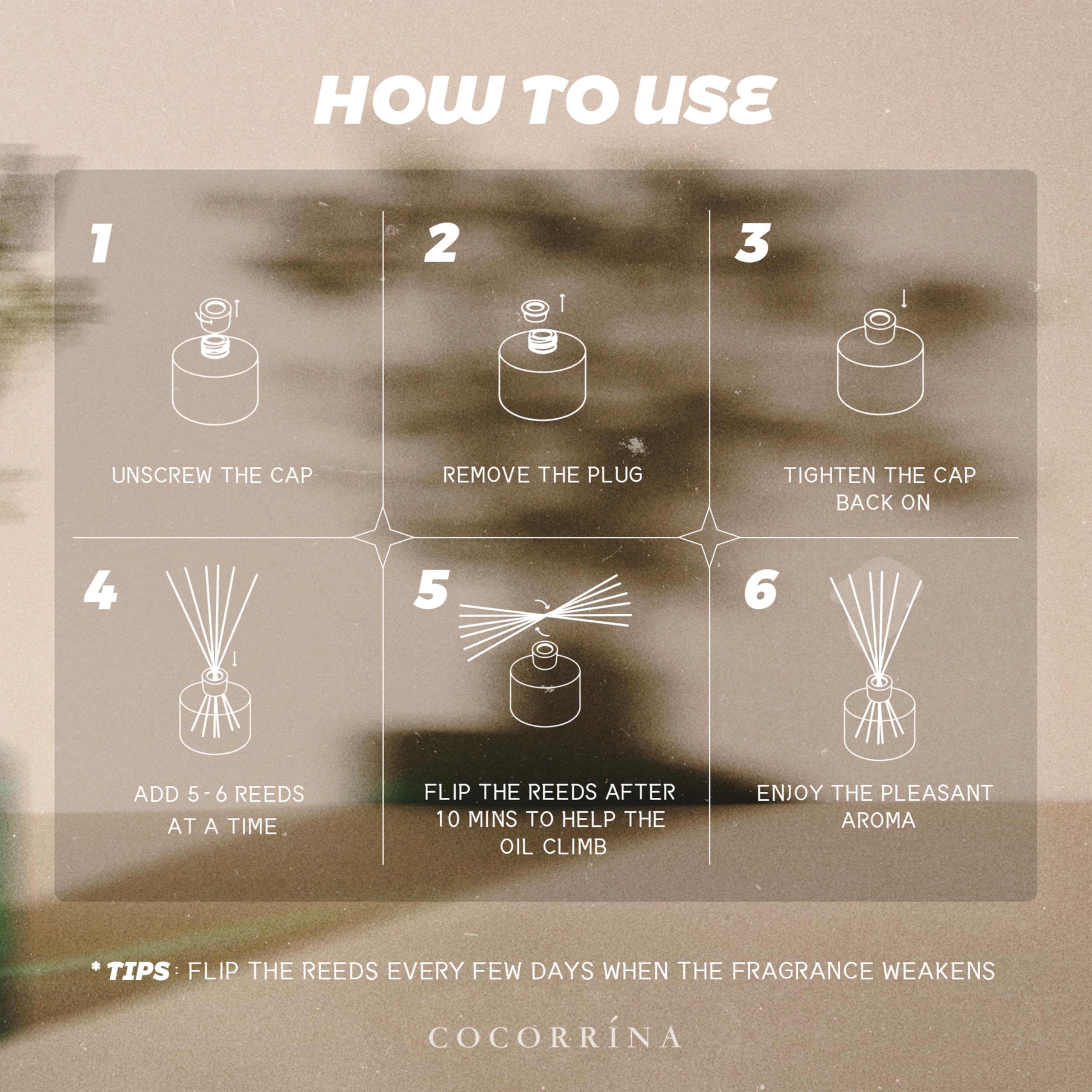 COCORRÍNA home aroma diffuser setting ready for calm inviting rooms