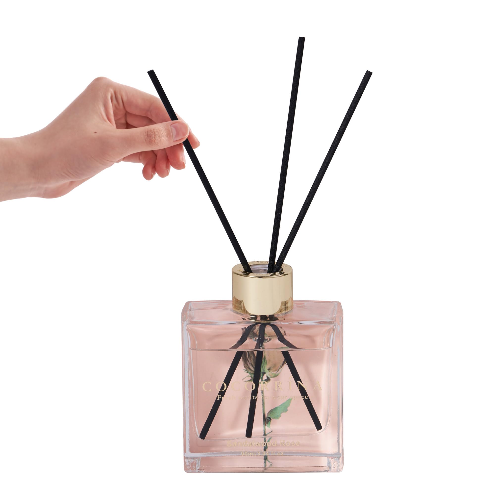 COCORRÍNA reed diffuser 24 sticks helps customize fragrance intensity