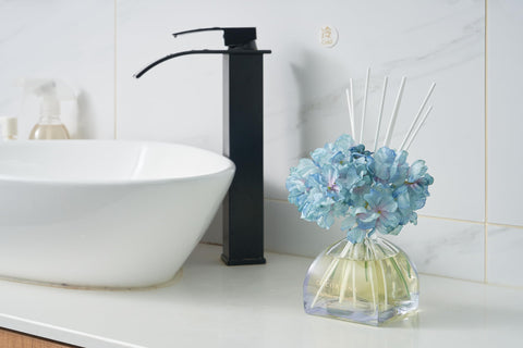 Cocorrina diffuser on a stylish shelf complements decor.