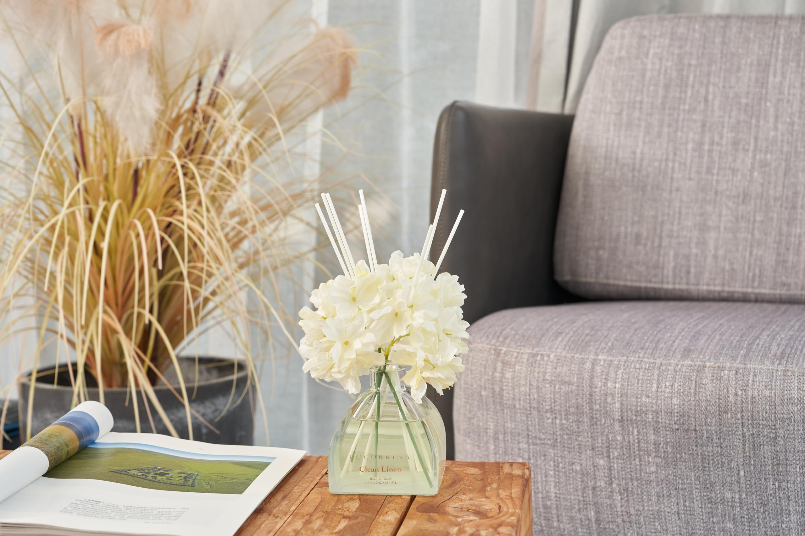 COCORRÍNA Simple Luxe collection diffuser adds subtle fragrance and elegant decor impact.