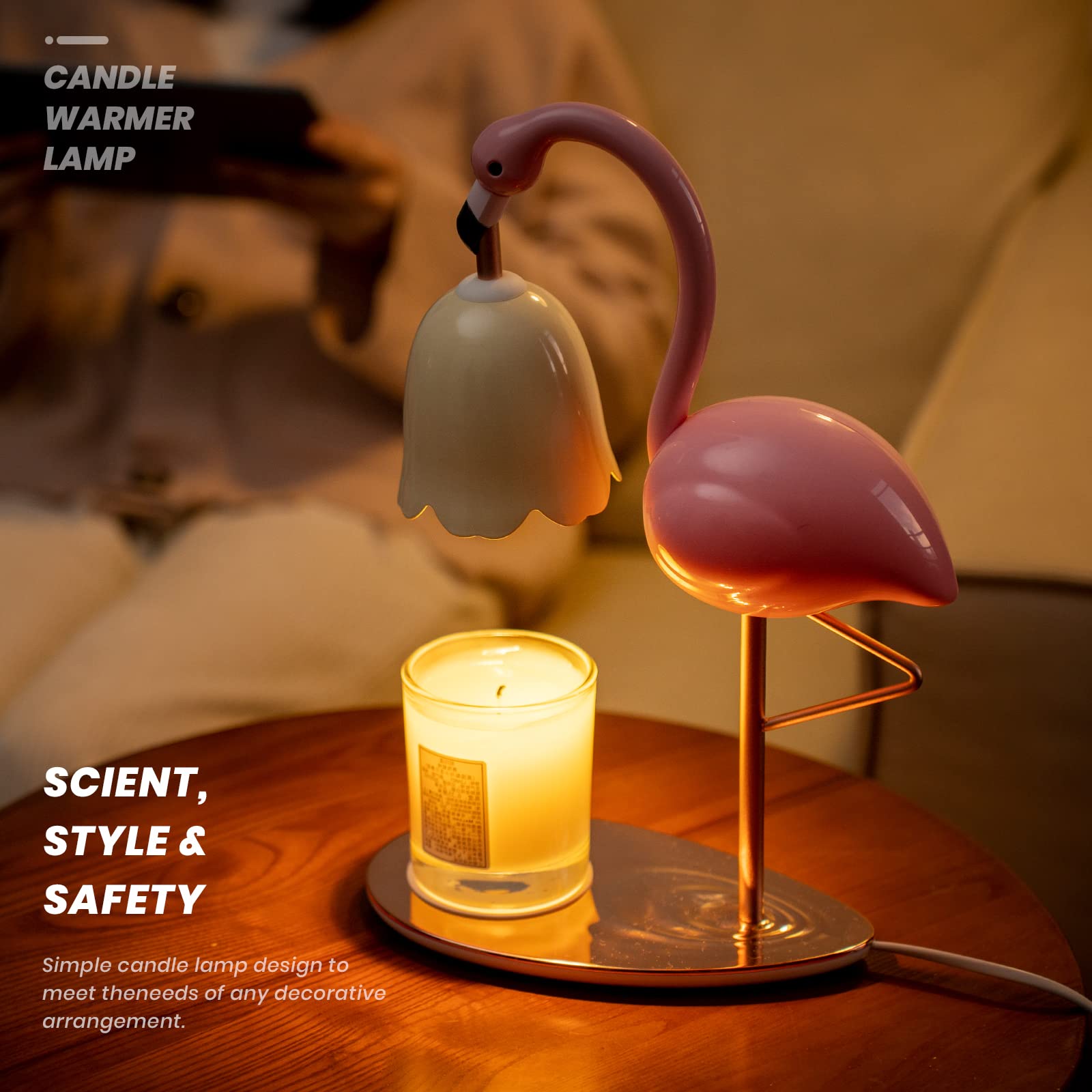 Codogoy Flamingo warmer room decor complements pink home aesthetic