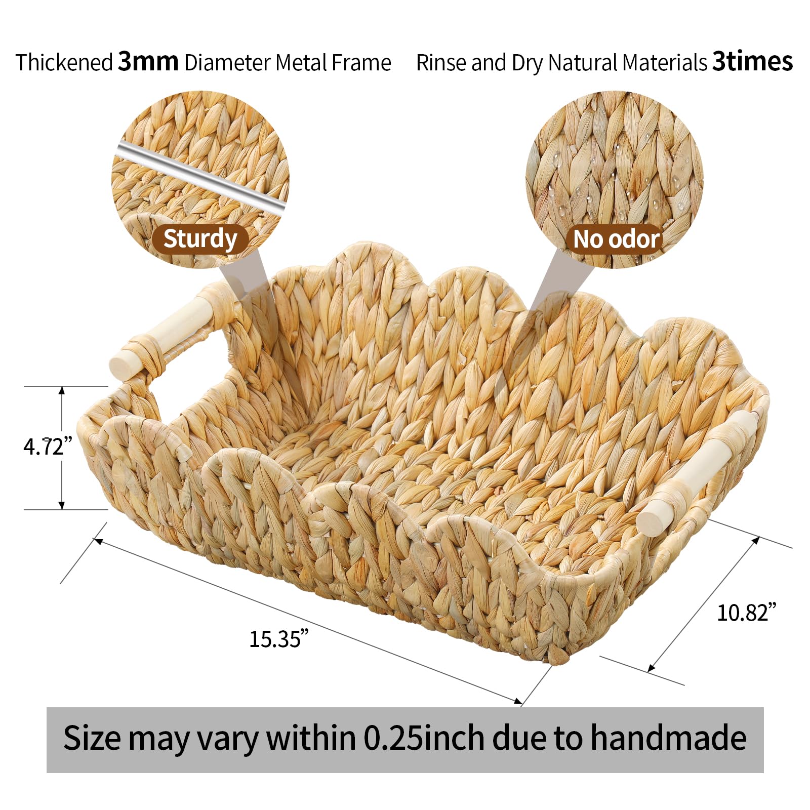 Coeusy bathroom storage basket for towels and essentials