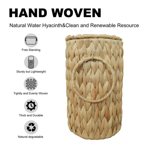 Coeusy wicker design adds timeless texture to your bathroom decor.