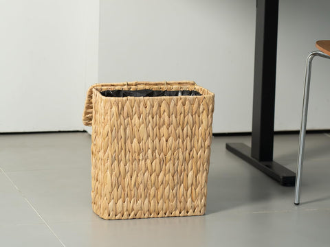Coeusy large wicker basket storage used as multiuse storage beside sofa