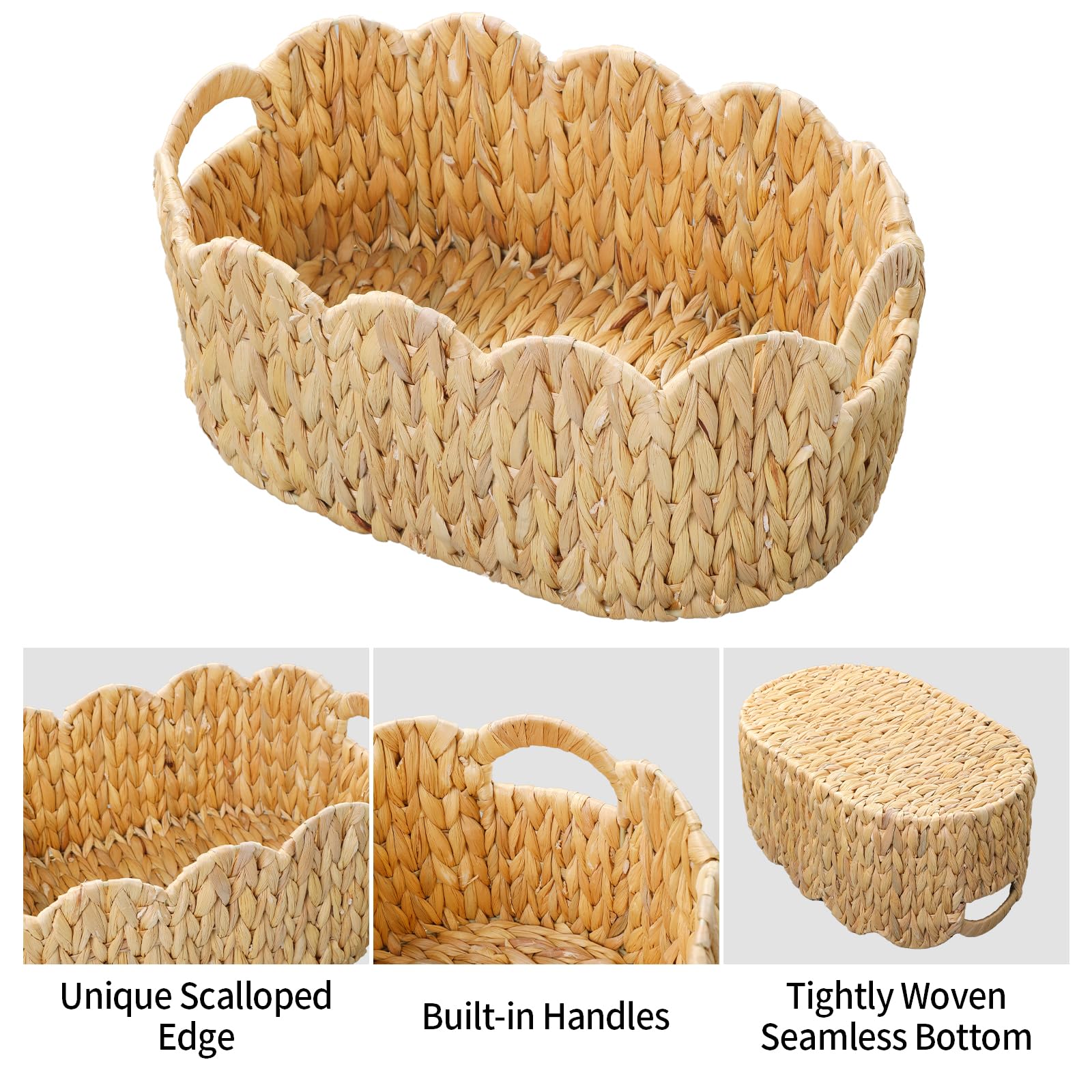 Coeusy nursery storage basket aids toy organization and room decor