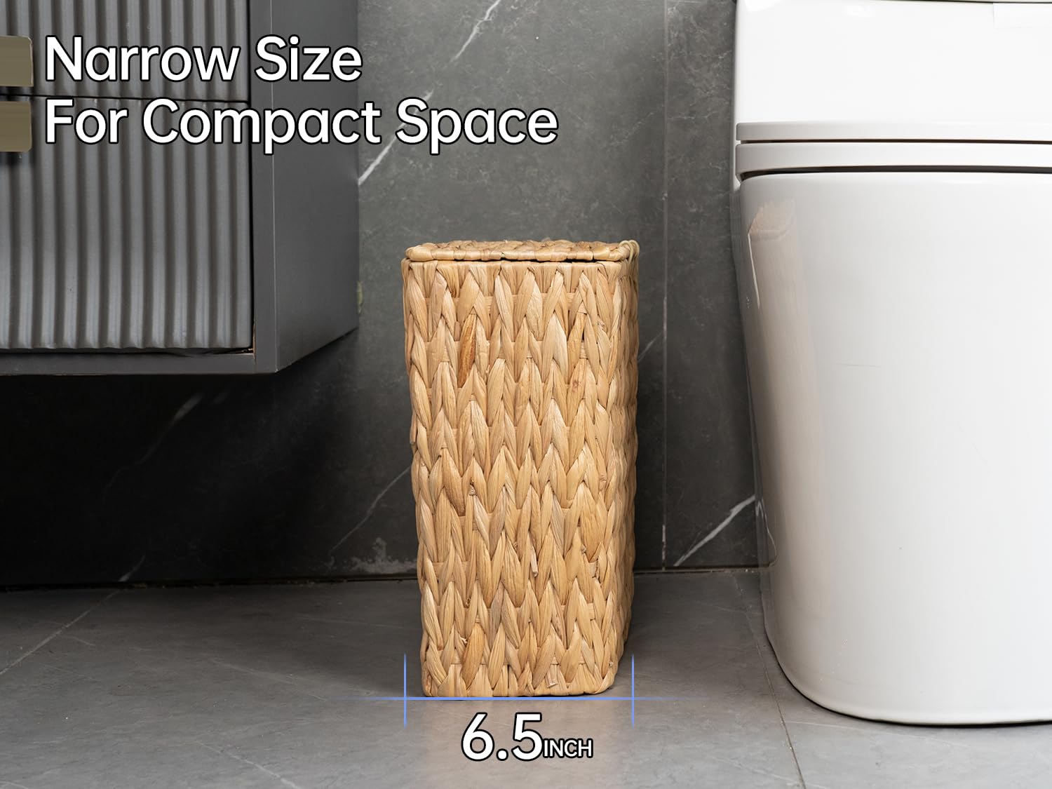 Coeusy seamless lid containment seals odors and keeps waste discreet