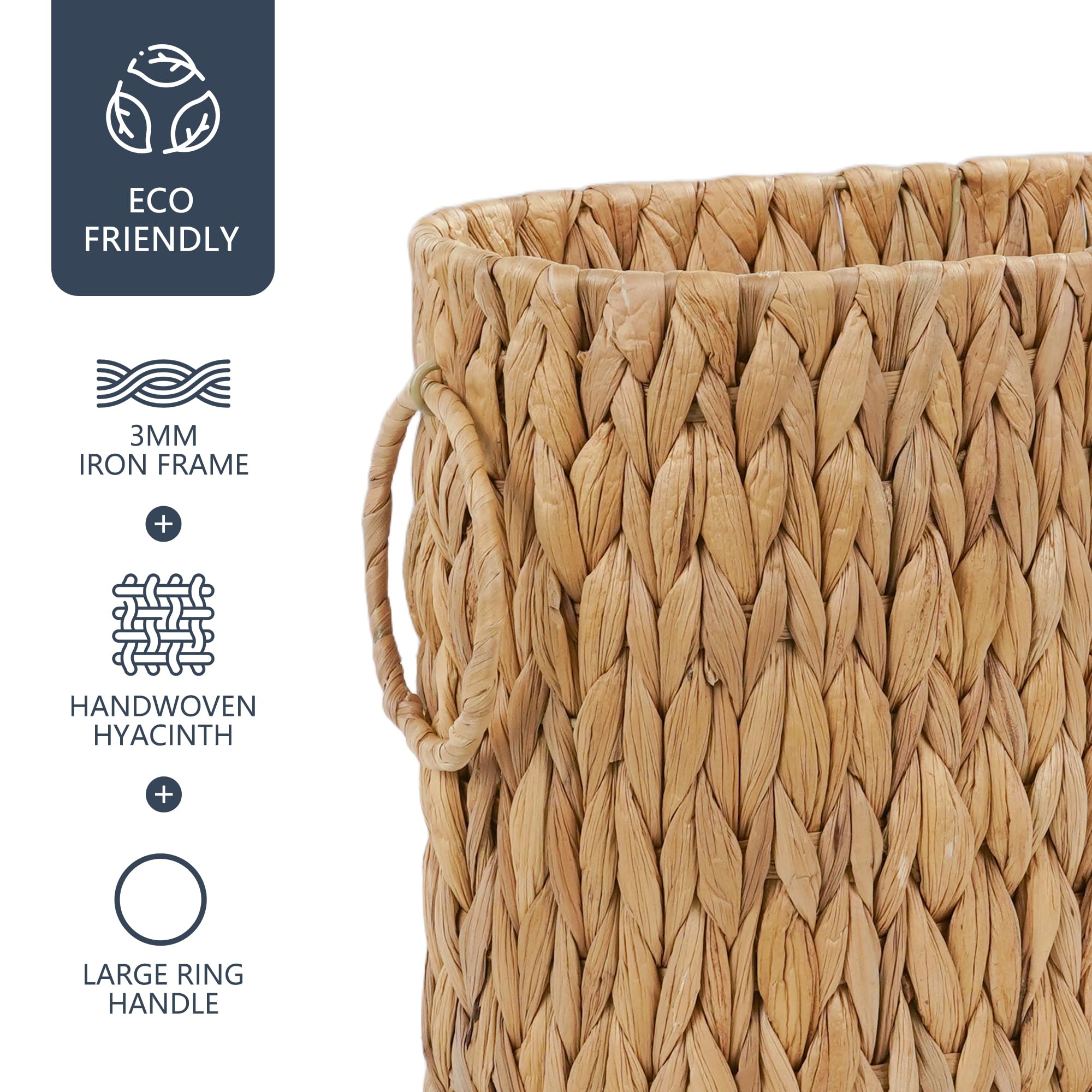 Coeusy multi-use organizer stores towels, magazines, or hygiene products