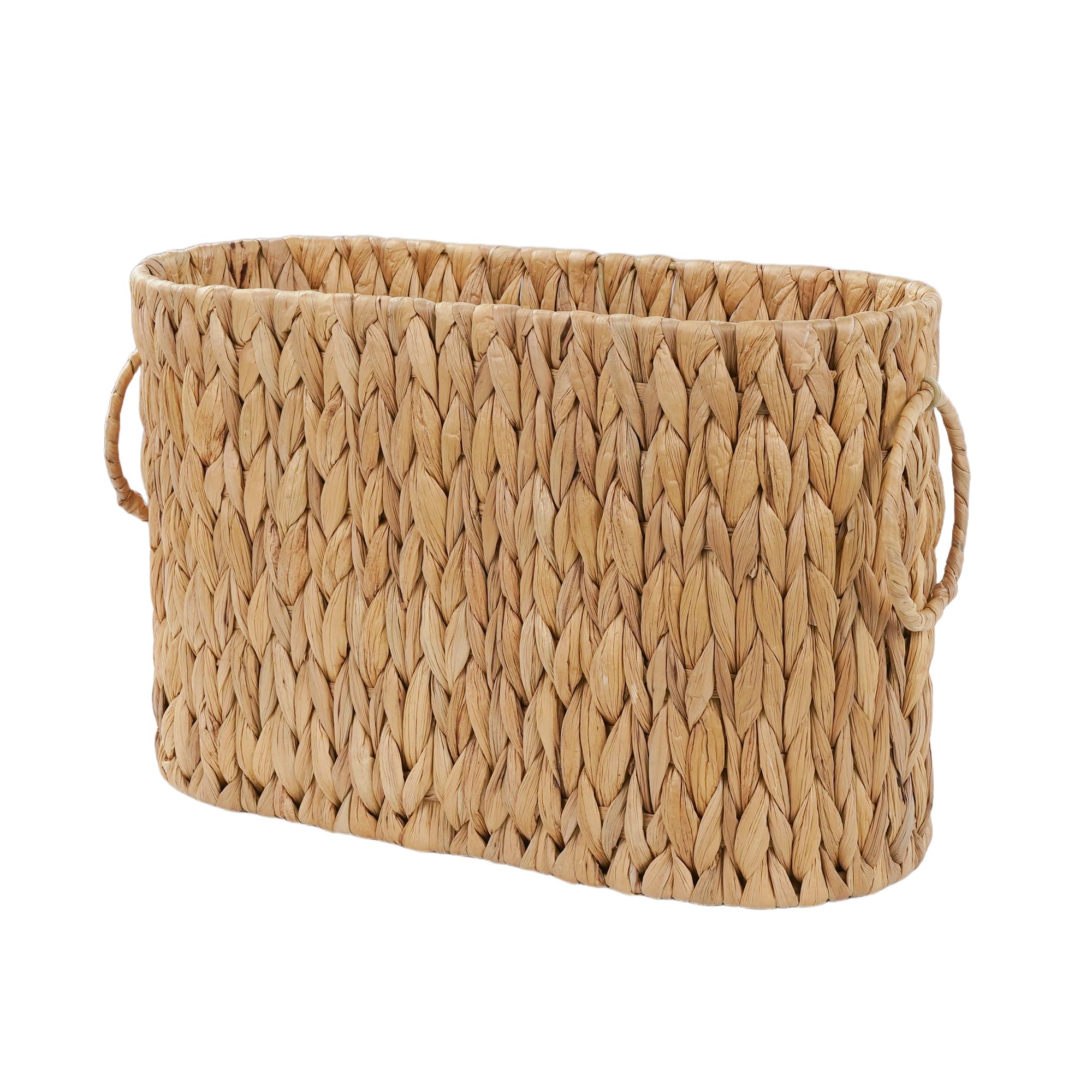 Coeusy toilet paper storage basket with gap-filler design fits tight bathroom spaces