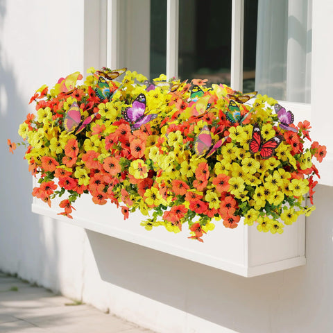 CogDat maintenance-free artificial flowers require no watering or pruning.