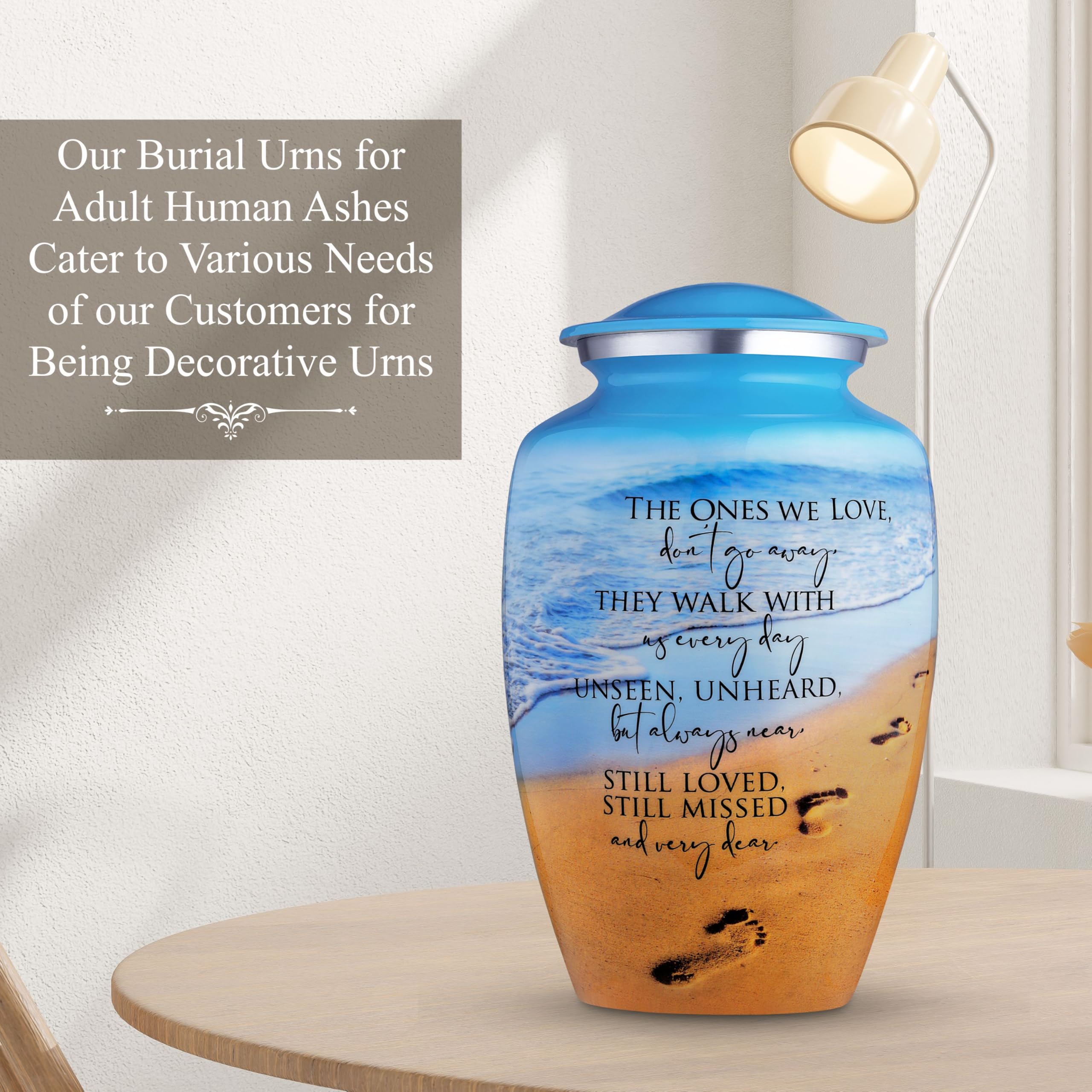 Cogent Memorials soft-base felt bottom protects surfaces.
