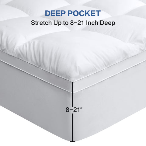 COHOME plush down-alternative fill adds soft, supportive loft