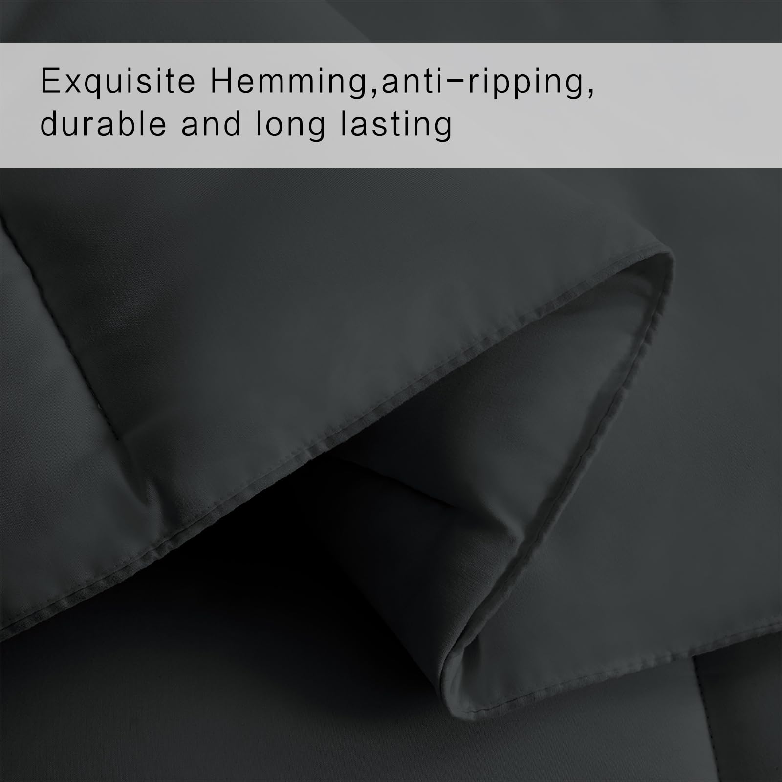 COHOME comforter with eight corner tabs anchors to duvet cover