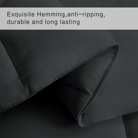 COHOME comforter with eight corner tabs anchors to duvet cover