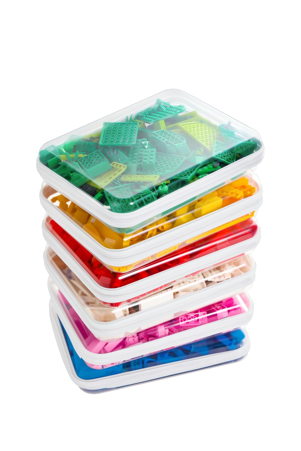 CoiJoii zippered pouch clear material for fast content viewing