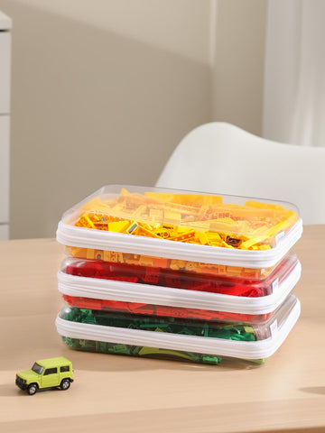 CoiiJoii craft storage containers organized for beads and small supplies.