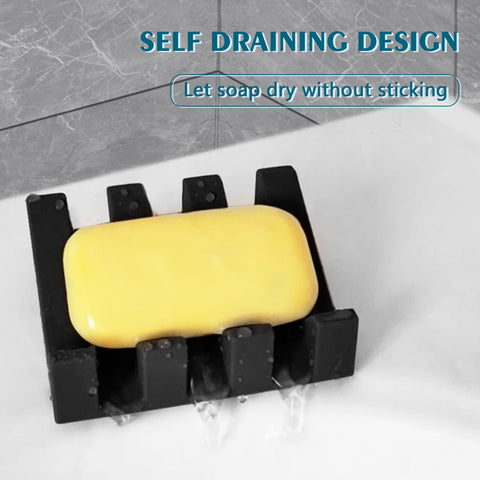 Coipdfty multi-scene soap dish supports sponges and razors beyond the sink
