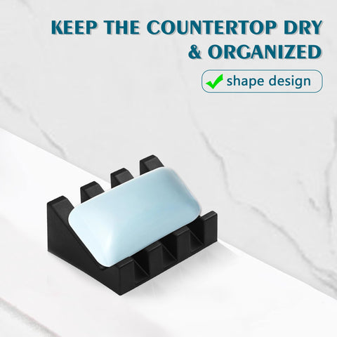Coipdfty rust-proof silicone dish resists wear in bathrooms and kitchens