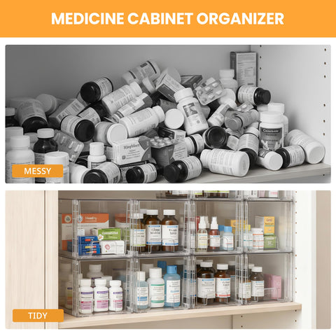 COKIHOM under-sink storage bin maximizes cabinet space.