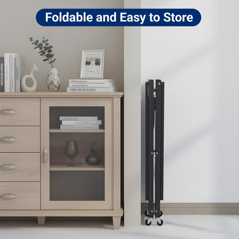 COKITOO folded width compact design makes storage simple.