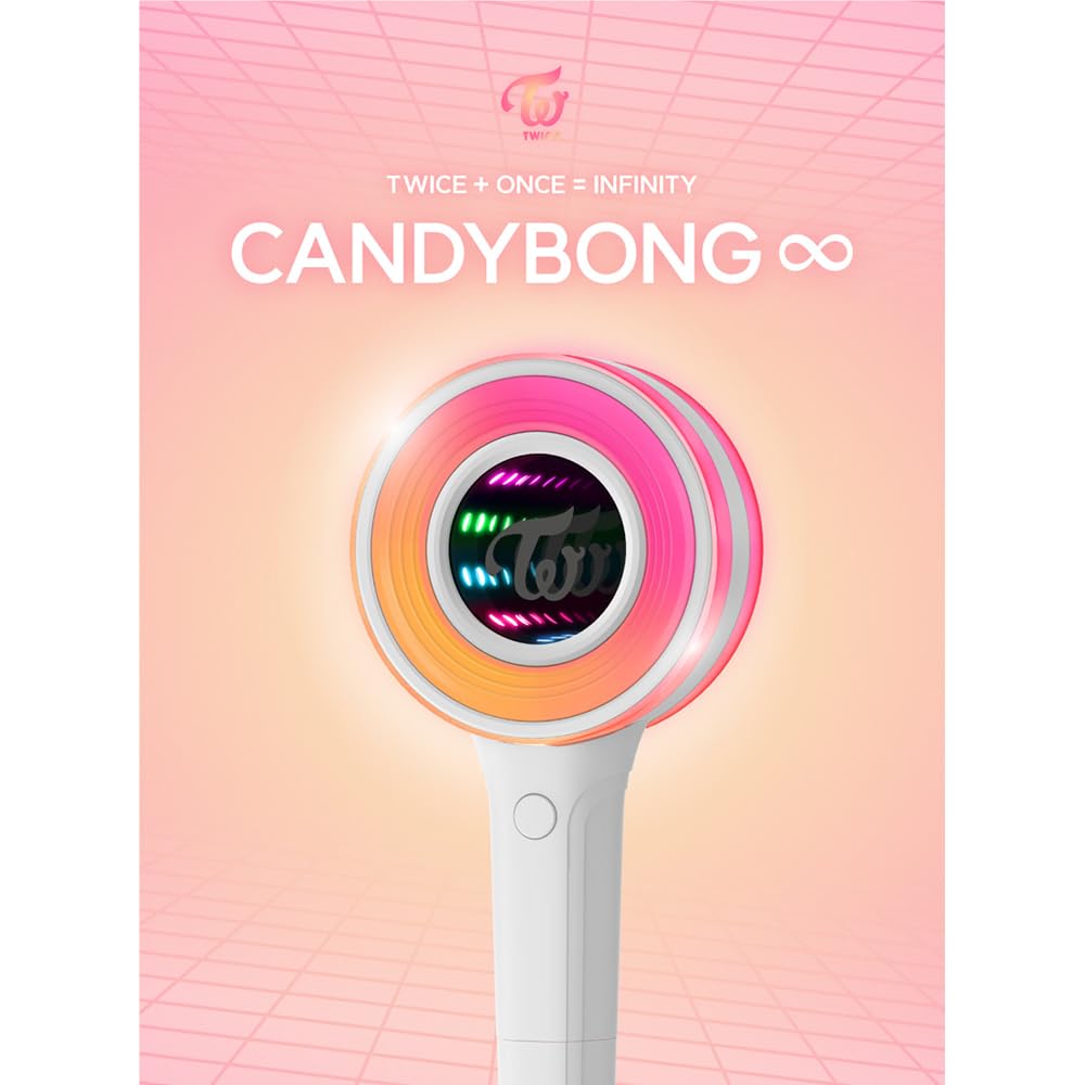 Cokodive Twice Candybong Infinity light stick back view with control panel