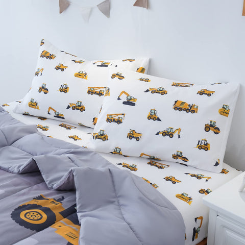 Cokouchyi brushed microfiber soft texture provides gentle comfort for kids' sleep.
