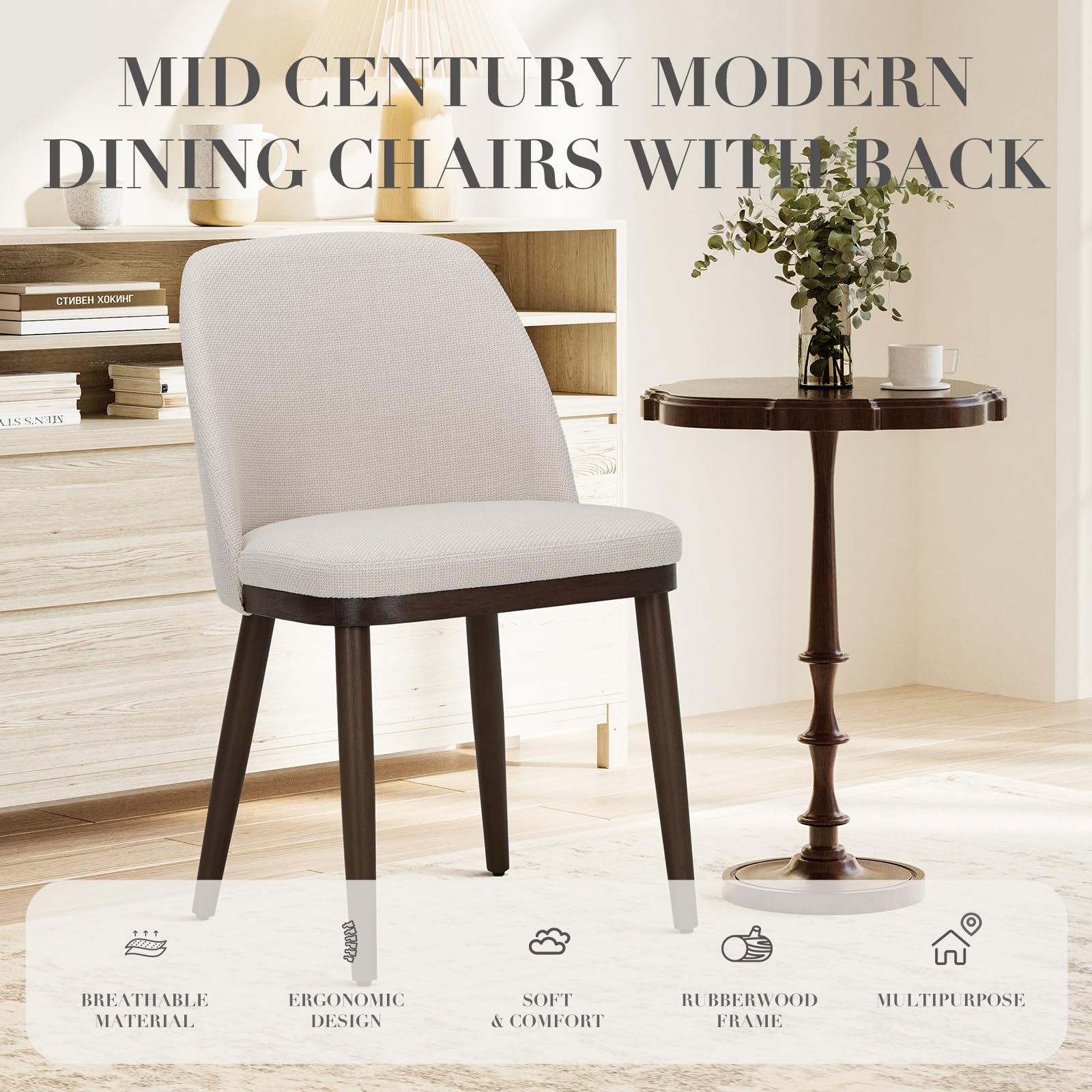 COLAMY dining chair assembly guide ensures quick setup and space-saving arrangement.