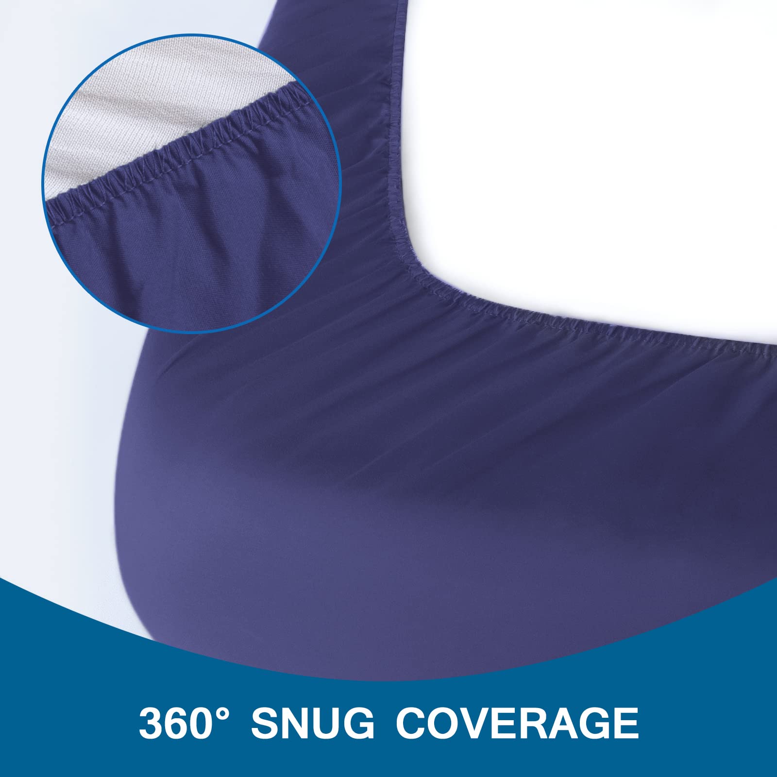 Coldwind cot sheets bunk-bed compatibility with deep pockets for secure fit.