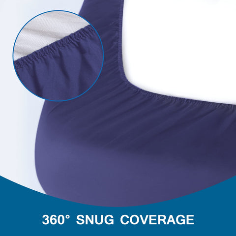 Coldwind cot sheets bunk-bed compatibility with deep pockets for secure fit.