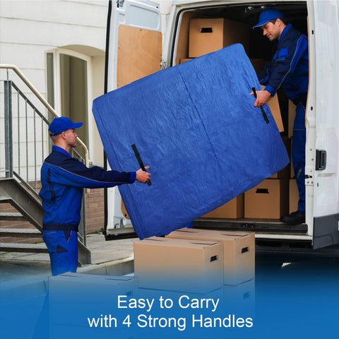 Coldwind mattress bag with reinforced handles for secure lifting and transport