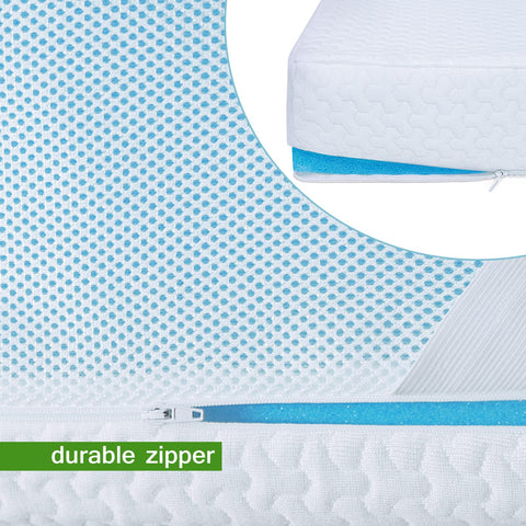 Coldwind 3D mesh ventilation back promotes airflow to stay cool.