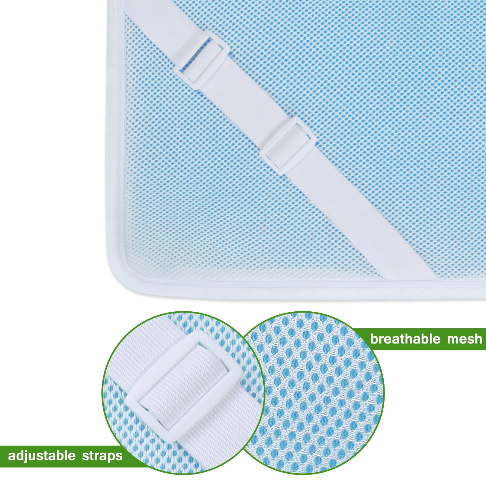 Coldwind viscose top fabric feels skin-friendly and breathable.