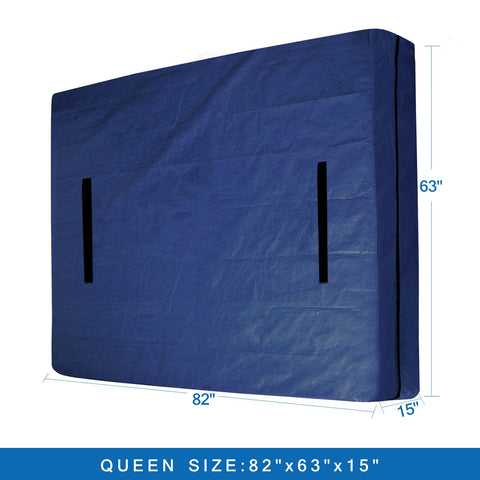 Coldwind reusable mattress bag with PVC pocket for personalization.