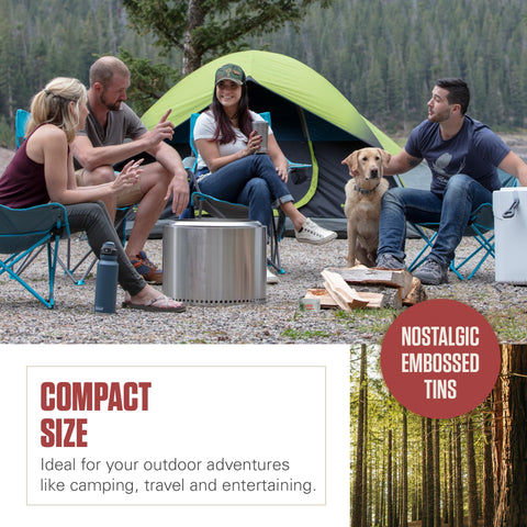 Coleman candles on outdoor patio creating inviting ambiance and insect-free space.