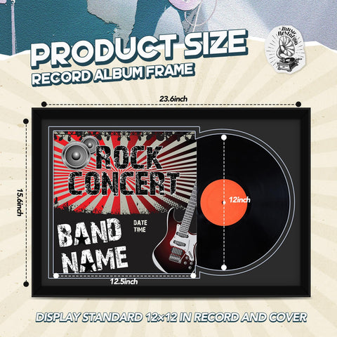 Colingmill frames feature a double groove design highlighting album covers